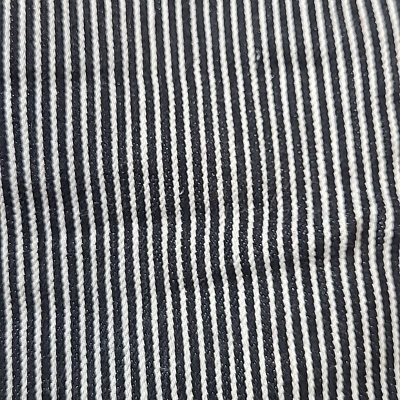 RALPH LAUREN Mid-Rise Skinny Black Striped Jeans SZ 2 - Picture 3 of 8